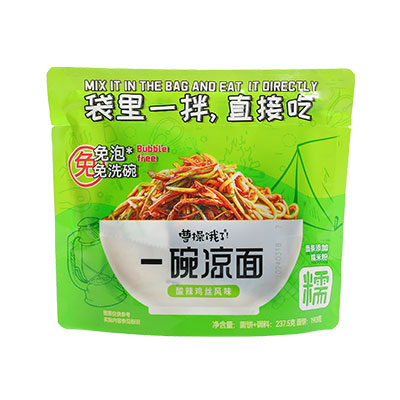 一碗凉面-酸辣鸡丝风味